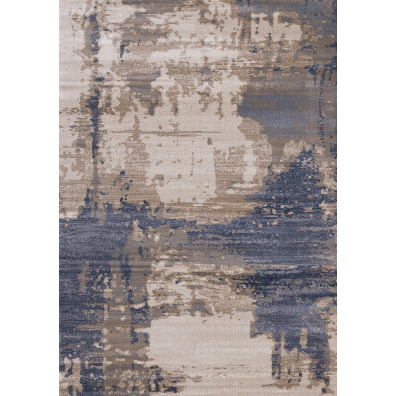 Tapis en polypropylène tissé à la machine Earles, Rectangle 8 pi x 10 pi