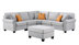 Light Gray Polyester Blend