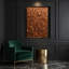 «Abstract Color Field 16», art mural sur toile brune-1123255082