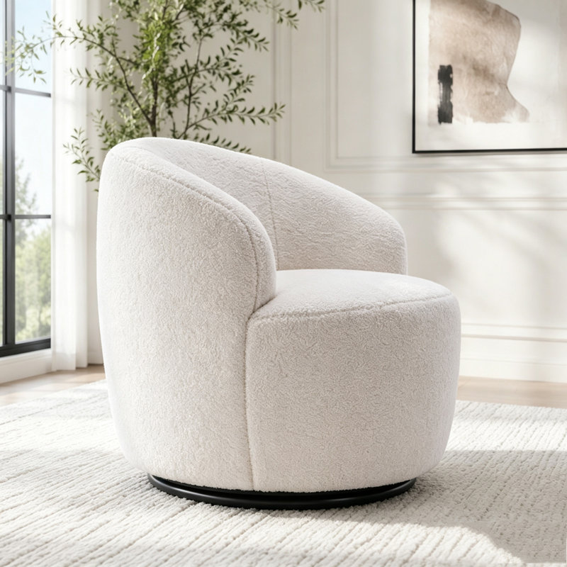 Fauteuil demi-tonneau Teddy