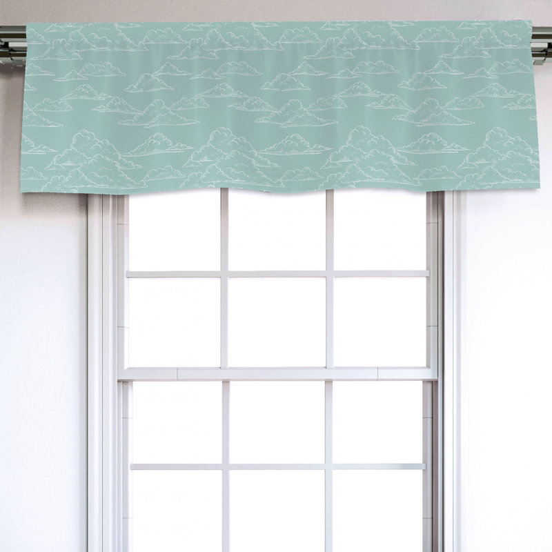 Sateen Ruffled Window Valance