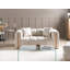 2 Seater Boucle Sofa-1079443694