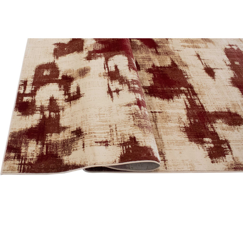 Kelson Abstract Indoor Rug, Rectangle 4'3" x 6'
