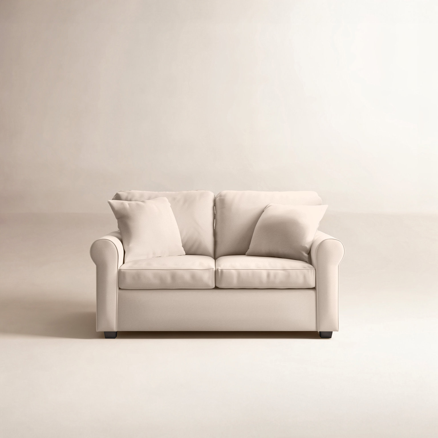 Warrington 60'' Upholstered Loveseat, Conversation Linen Basketweave