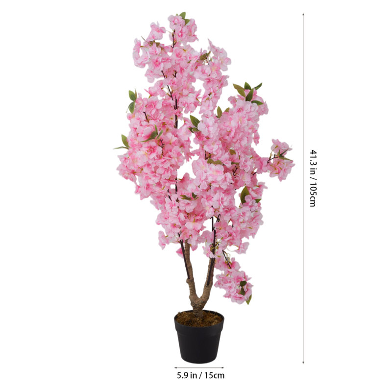 105cm Faux Wintersweet Plant in Planter