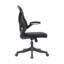 Chaise de bureau en filet avec accoudoirs relevables -1495133934
