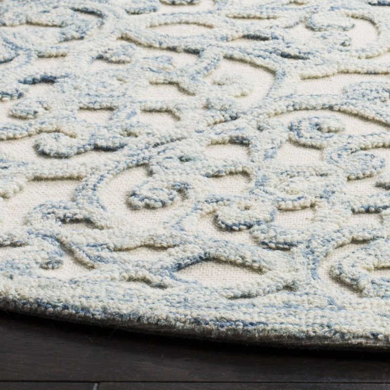 Tapis en laine et en coton tuftÃ©s Ã  la main par Marys Trace, Rectangle 3 pi x 5 pi