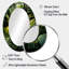 Ferns Fern Forest I - Grand miroir mural ovale sur métal-611389692