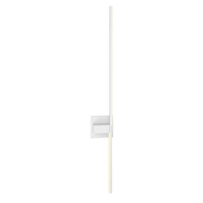 Perkinsville Aluminum LED Flush Mounted Sconce, White