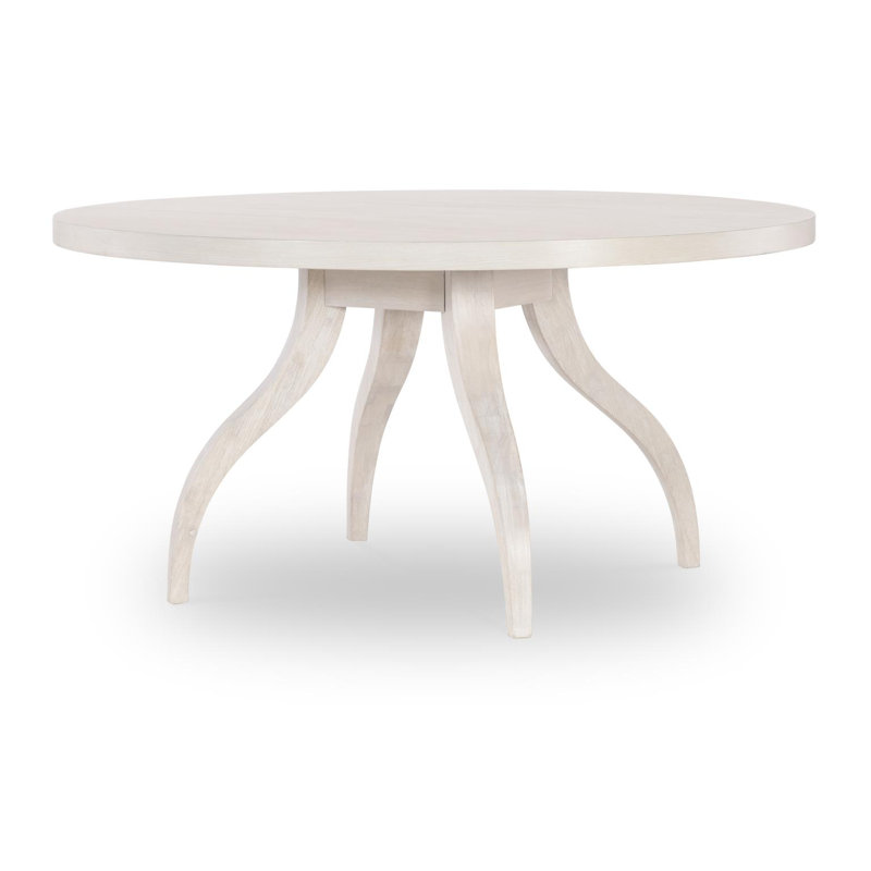 Table de salle à manger ronde, Blanc