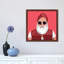 Santa by Amit Shimoni - Floater Frame Print on Canvas-7407898-7407895