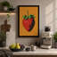 Strawberry Study Modern - Wrapped Canvas-513664680-513664682