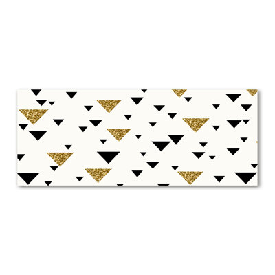 Triangles Background 1 Piece Painting on Canvas