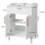 Meuble-lavabo avec lavabo et 2 portes-121084061