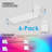 Floating Shoe Display 6-Pack With Remote And App Controls, Music Sync Colour Changing Shoe Shelf For Wall, RGB Colour Changing Levitating Hanging Shoe Rack, Display Your Top Shoes