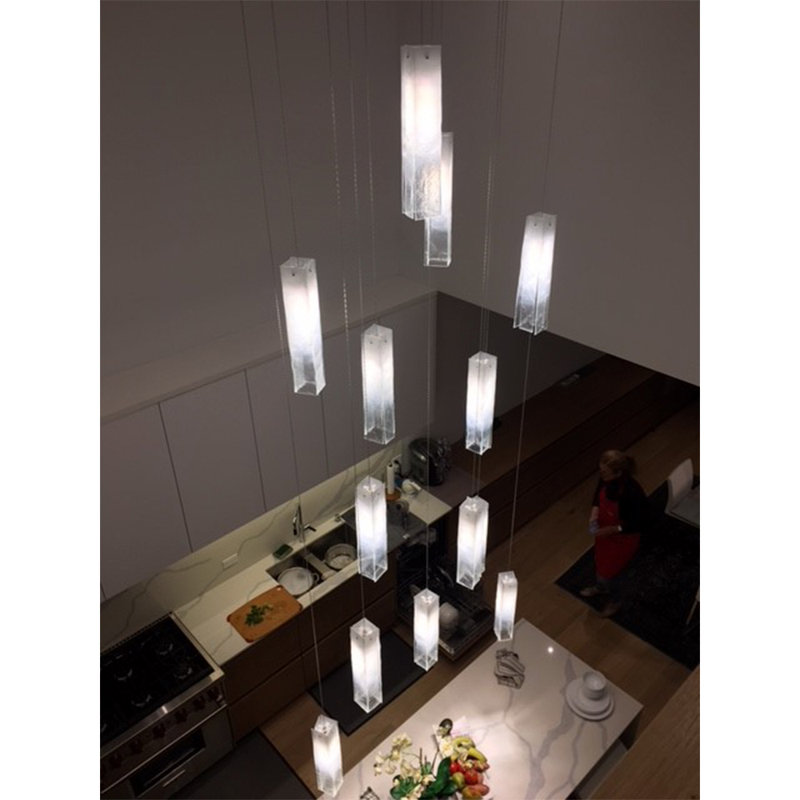 7 - Light Pendant, White, 12