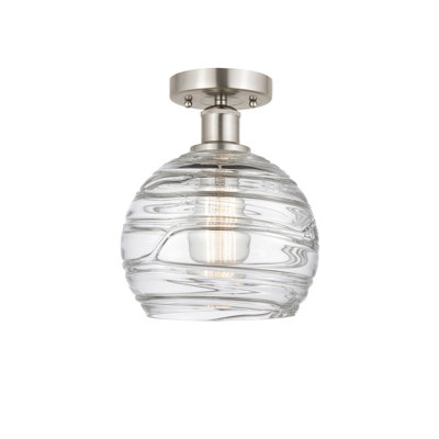 Glass Semi Flush Mount