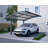 Palram - Canopia Arizona 10 Ft. x 16 Ft. x 9 Ft. Wing Single Carport Aluminum Metal Frame and Polycarbonate Panels for Outdoor Car, Truck, RV, Trailer, Boat Storage (Wave Gray)