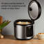 Comfee' Rice Cooker, 6-in-1 Stainless Steel Multi Cooker, Slow Cooker, Steamer, Saute, And Warmer, 2 Qt, 8 Cups Cooked, Brown Rice, Quinoa And Oatmeal, 6 One-touch Programs