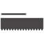 30cm H x 100cm W Plastic Lawn Edging