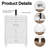 Sharee 24" Single Bathroom Vanity With Ceramic Sink Top, Faucet, Decorative Wavy Edge-1015881923