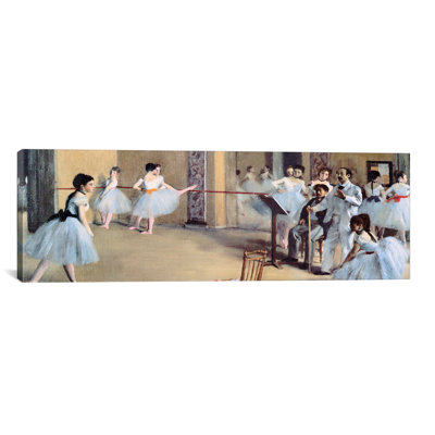 «The Dance Foyer at the Opera» par Edgar Degas, reproduction d'art sur toile
