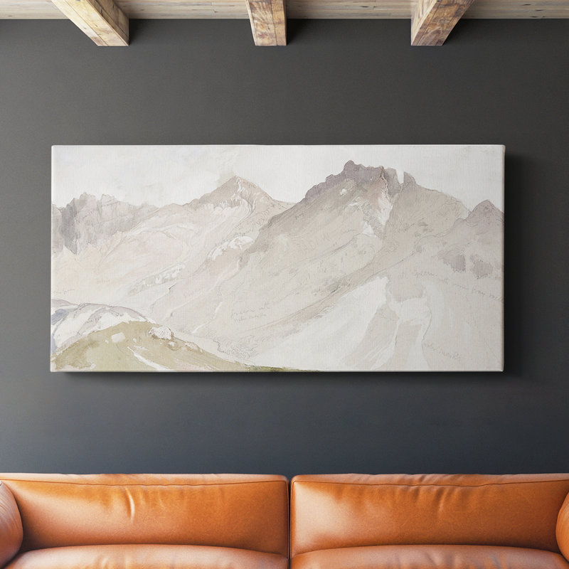 Série paysage - CD XXXVI - Toile tendue avec châssis - Prêt à accrocher, H 16 po x l 32 po