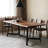 Modern simple solid wood dining table-109663469