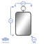 Leiva Metal Wall Mirror