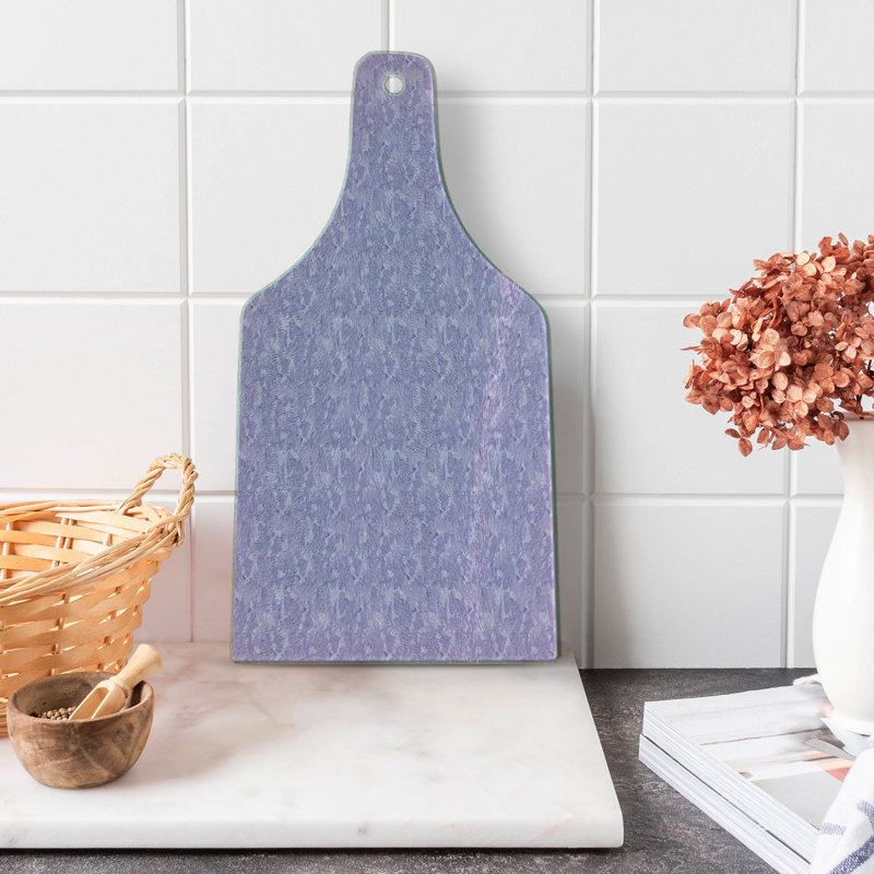 Planche à découper en verre trempé lilas Ambesonne