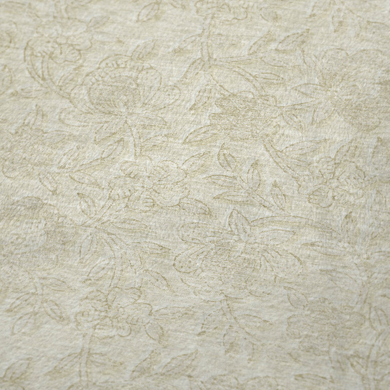 Jeté floral Sherpa ASB782 Addison, Ivoire ivoire