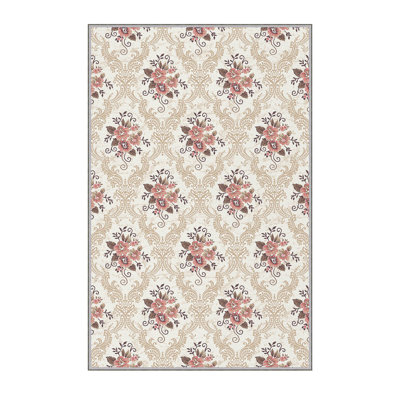 Luxueux tapis imprimé en 3D, 5,9 x 9,2 pieds | 100% polyester, velours de 0,3 po de hauteur, 650 g / m² | Antibactérien et antidérapant dessous, lavable à la machine pour un entretien facile | Parfait pour le salon, la chambre à coucher ou le bureau
