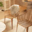 Fauteuil en rotin et métal tissé à la main