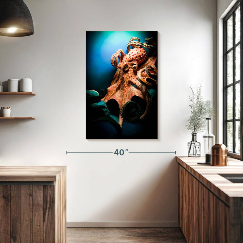 Brampt Powerful Octopus, 39" H x 26" W