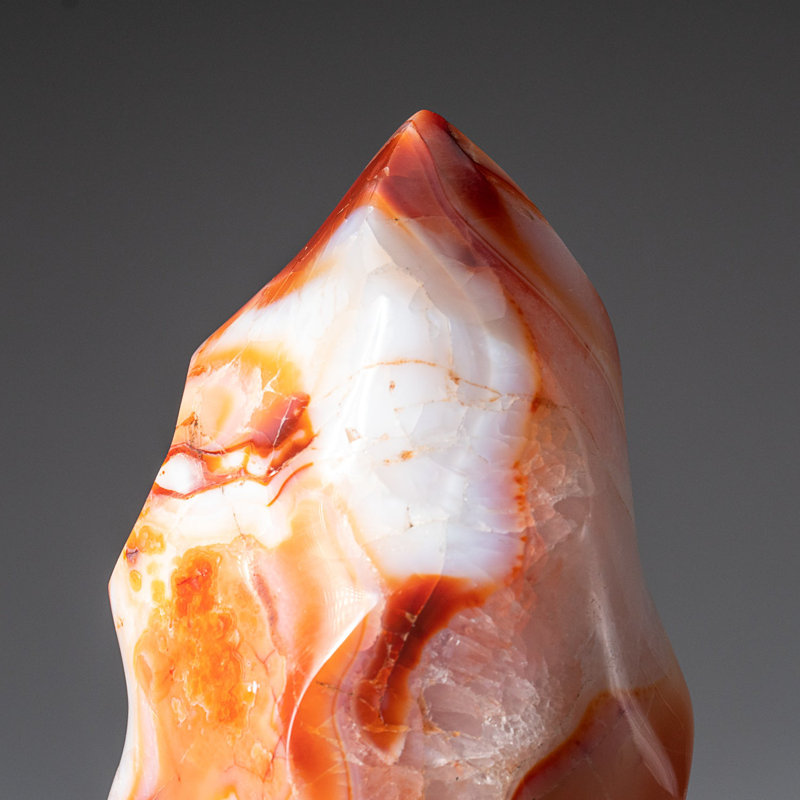 Polished Carnelian Agate Freeform from Madagascar (2 Lbs)