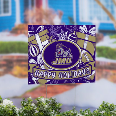 James Madison University Yard Sign, Holiday