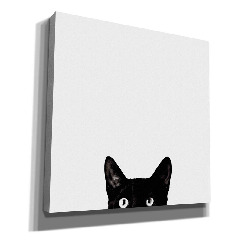 «Curiosity» par Jon Bertelli, art mural sur toile, H 18 po x l 18 po x P 0,5 po