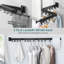 Dallon 36.5cm Wall Mounted Clothes Rack