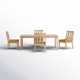 Samya 81.4'' Rectangular 4 - Person Outdoor Dining Set with Cushions