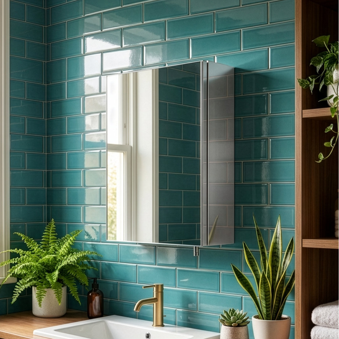 Avon 30cm x 40cm Surface Mount Mirror Cabinet