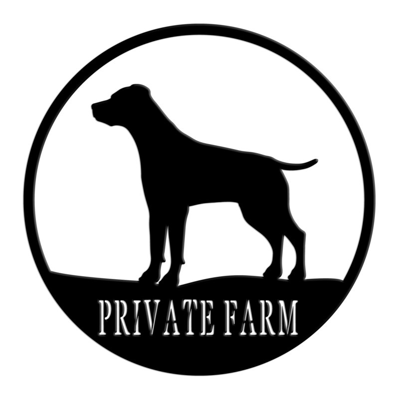 Enseigne monogramme personnalisée