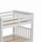 Girlie Full Over Full Bunk Bed with Shelves and Storage Drawers-56082176