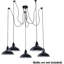 5 - Light Black Cluster Pendant