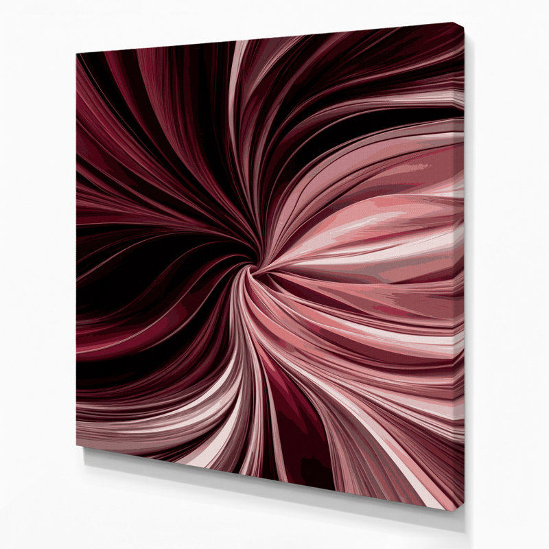 Art numérique sur toile, abstraction numérique 62, H 16 po x l 16 po