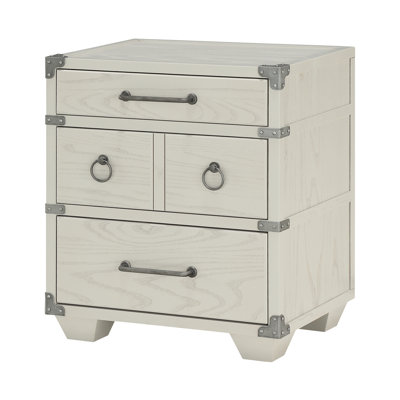Nightstand w/USB, Gray