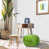 Light Green Genuine Leather