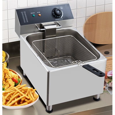 Friteuse électrique commerciale en acier inoxydable 11l