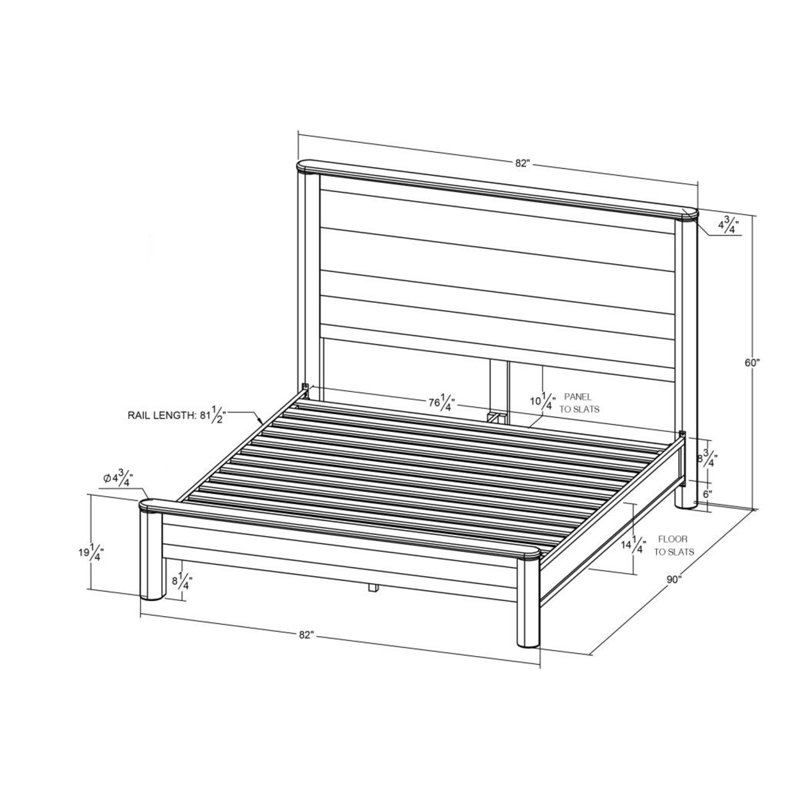 Olimpia 3 Piece Bedroom Set King, King