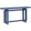 Console de couloir bleu marine American Design - texture béton, bois massif +, support de 150 lb, chargement latéral facile à assembler, installation simple