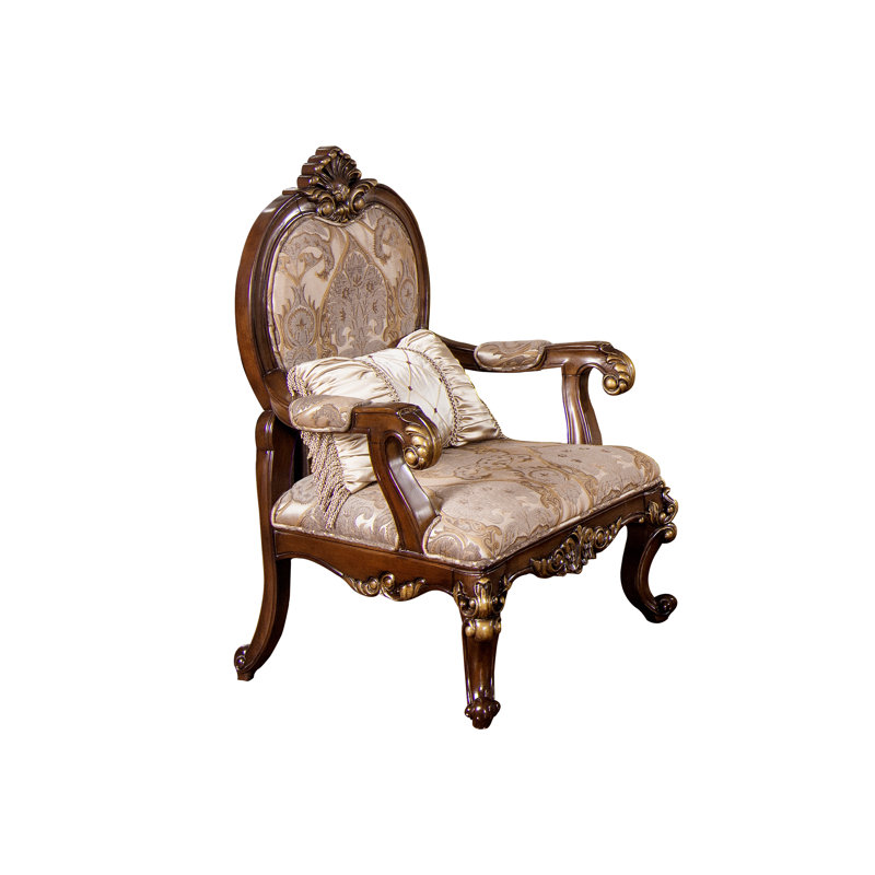 Demetrius Upholstered Living Room Arm Chair 